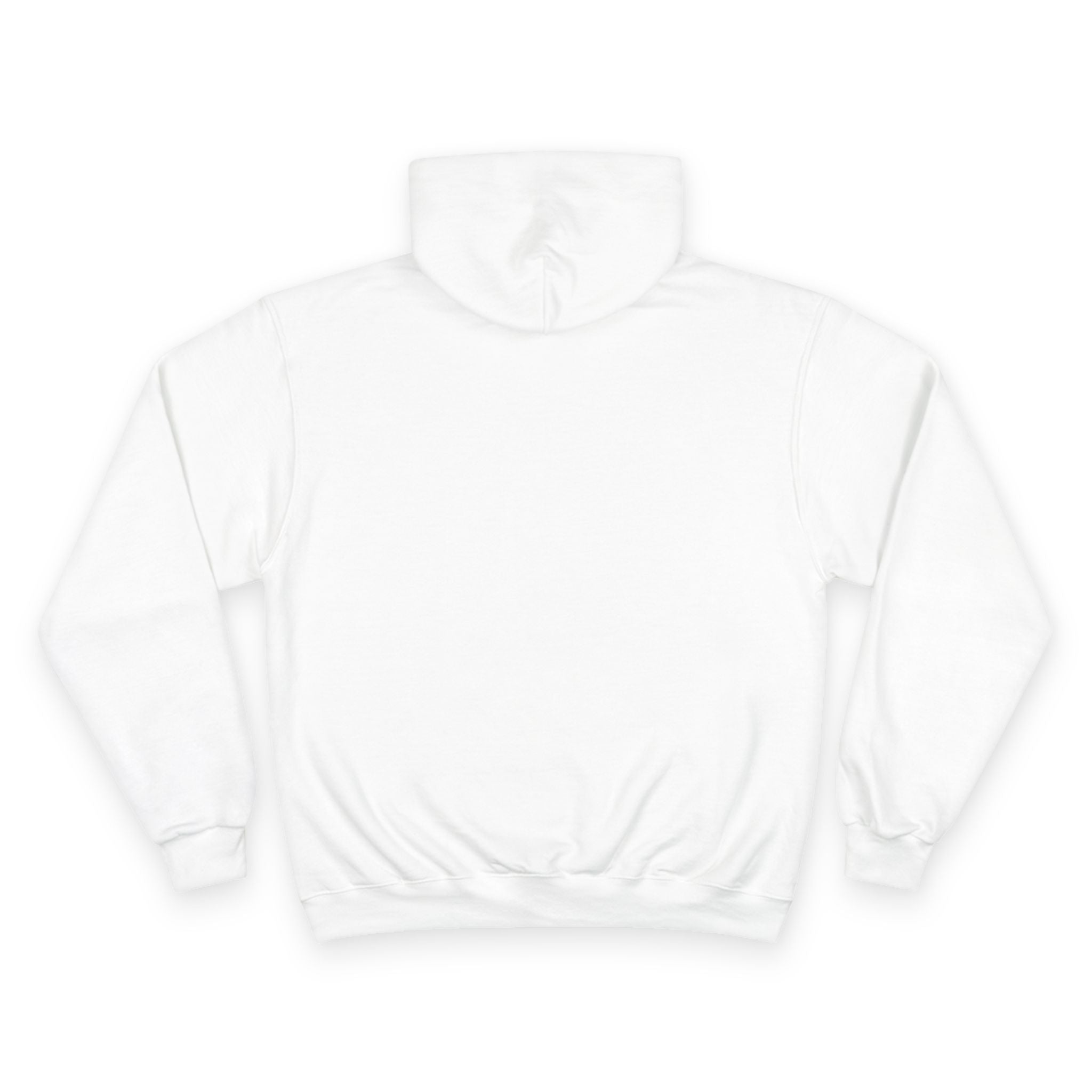 Champion Hoodie — White 'Test Hoodie' Casual Pullover